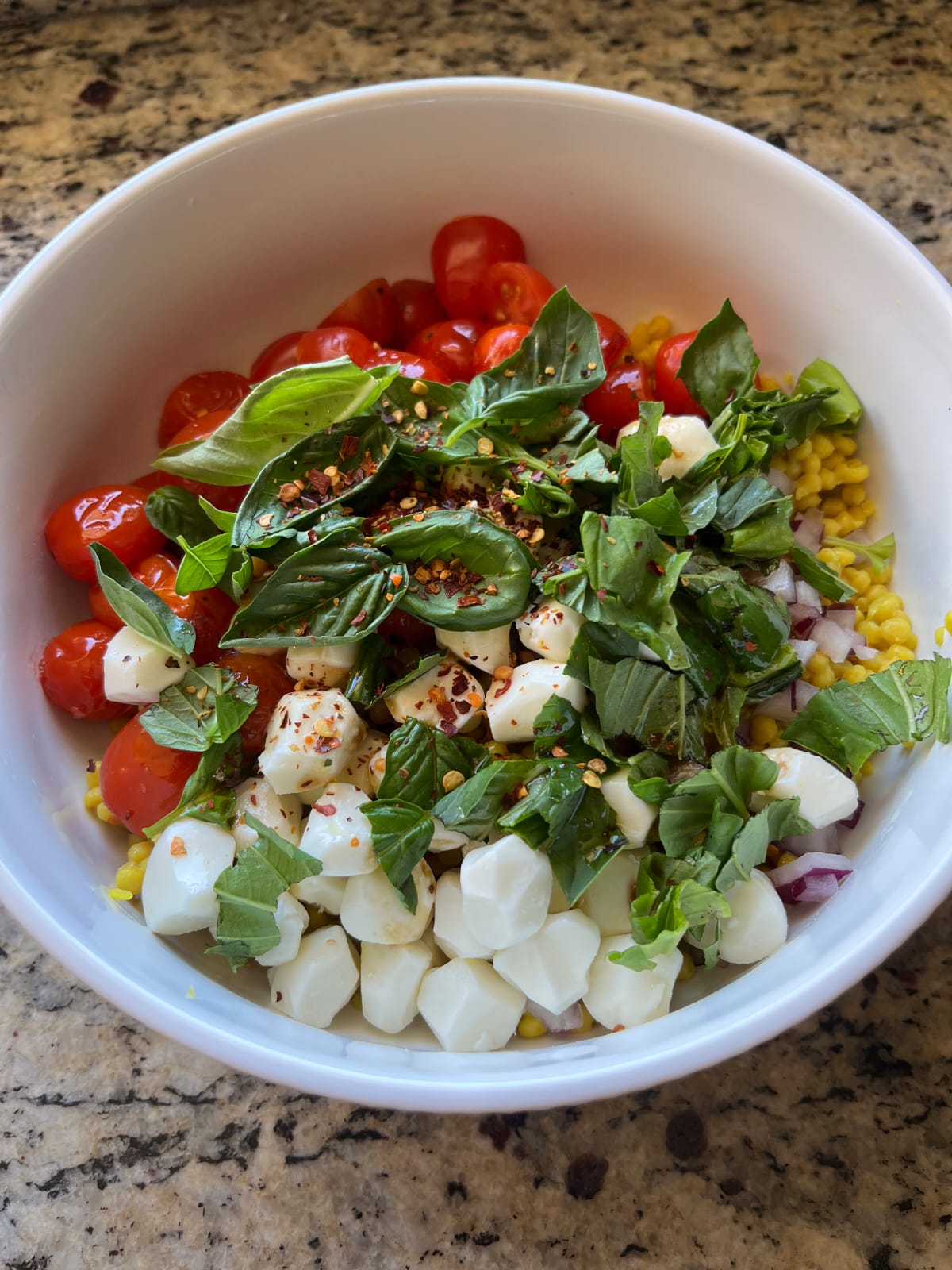 Caprese Couscous Salad
