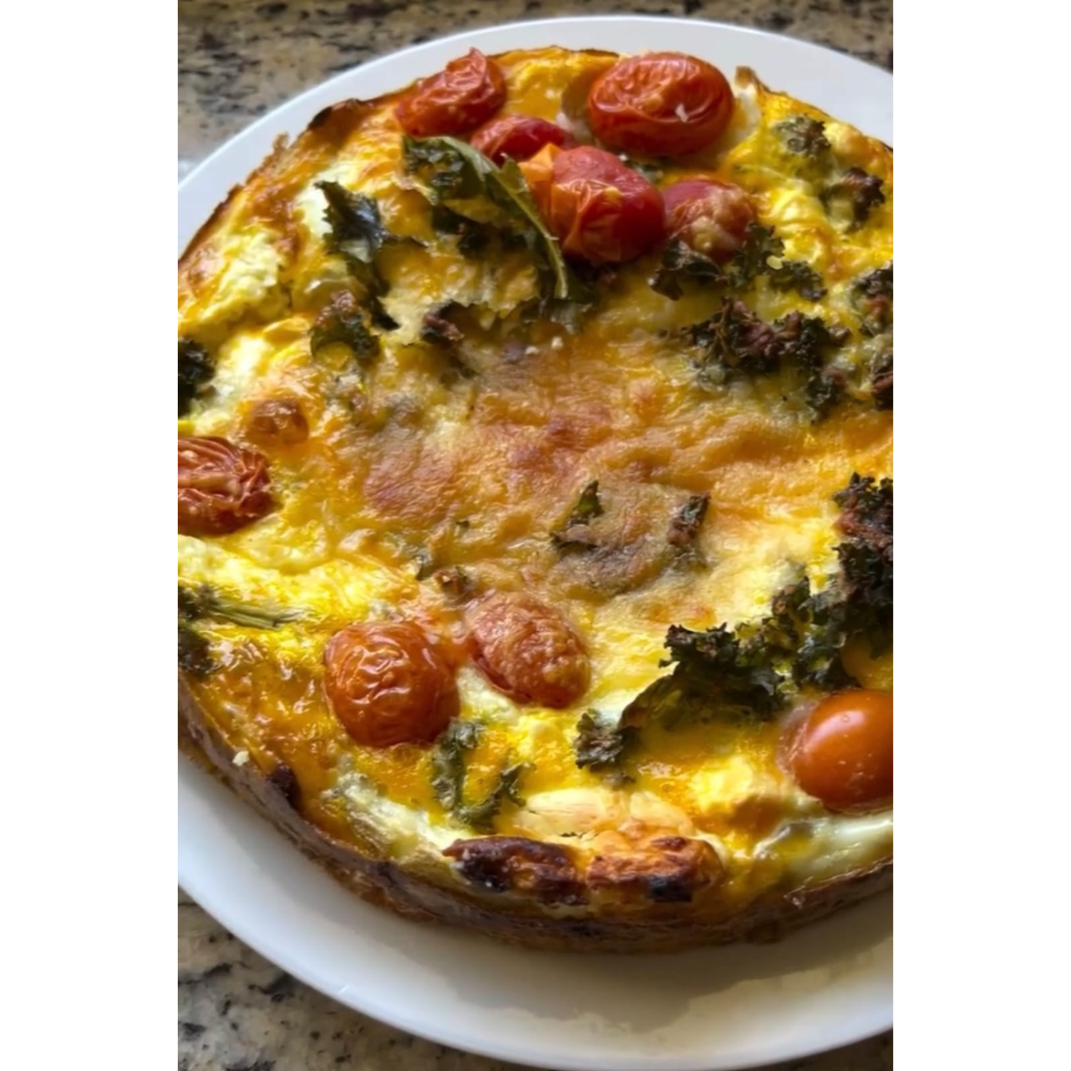 Yukon Potato Crust Frittata