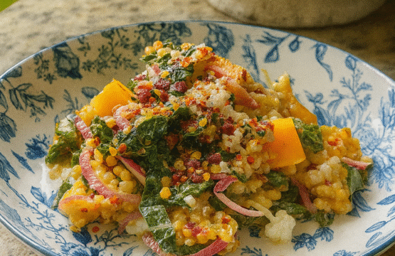 One-Pot Butternut Squash Couscous Bake